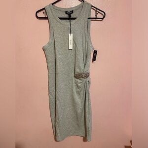 Gray Mini Dress